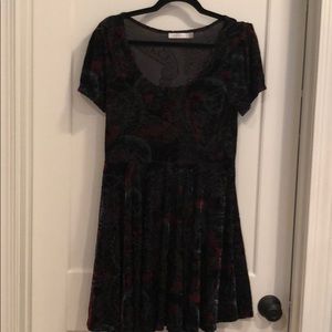 Urban Outfitters brand velvet dress